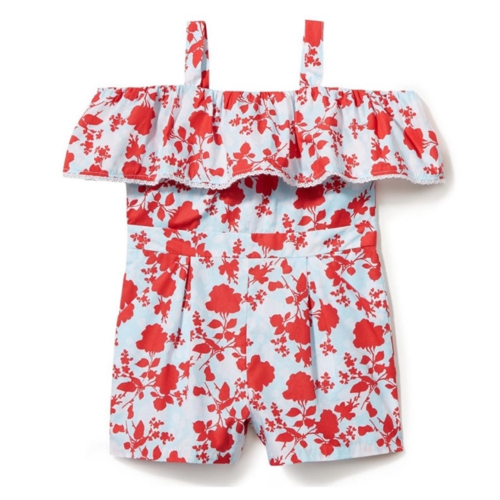 Janie & Jack Floral Sky Cold Shoulder NWT Size 2T
